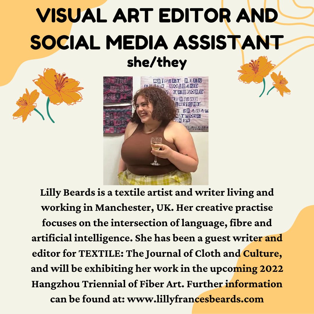 OUR TEAM! Introducing our amazing visual art editor and social media assistant 🌙 <a href="/lillybeards/">lilly</a>