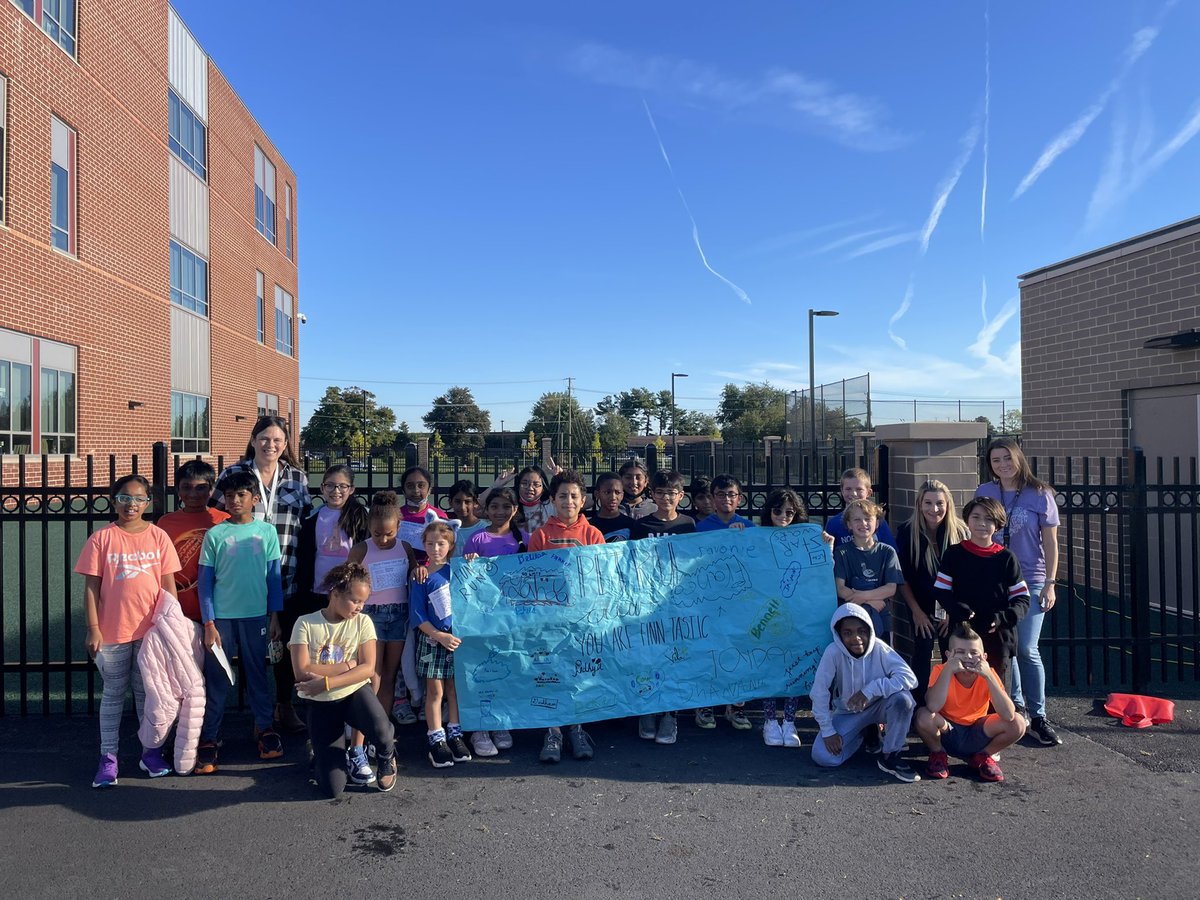 Finn-tastic 4th graders had a blast at the Fun Run! Well done little sharks! <a href="/E_ThompsonES/">Elaine Thompson Elementary</a>