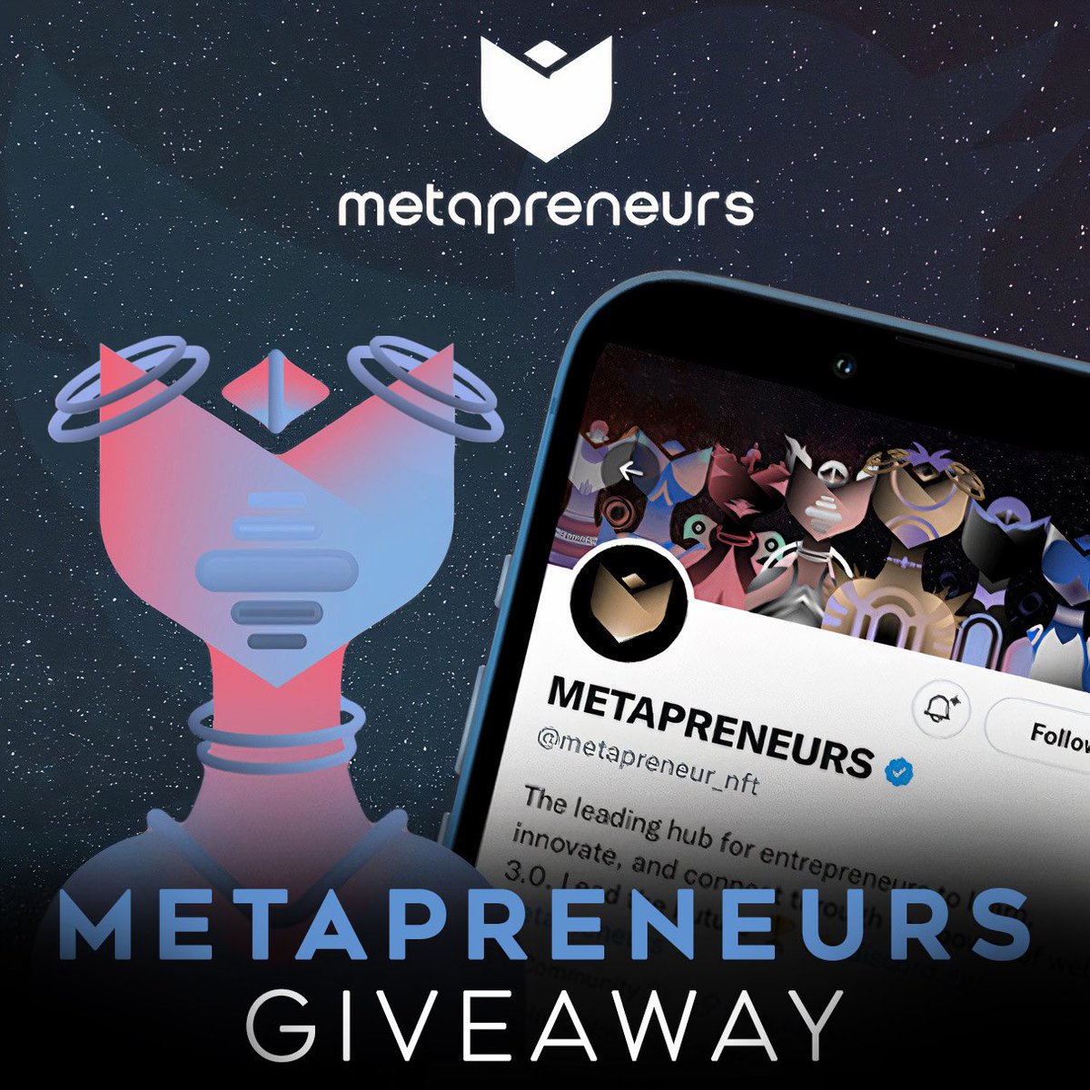 metapreneur_nft's tweet photo. Our latest collab @CaffNFT offers more utilities than 95% of all NFT projects we know... AND IT’S A FREE MINT 🤯

Win one of 25 WL spots ➕ get the chance to win a METAPRENEUR NFT ON TOP‼️

Follow us &amp; @CaffNFT, like/RT/tag 3 friends to enter⚠️(They’ve to start following us too) https://t.co/b2t8vc1ruJ