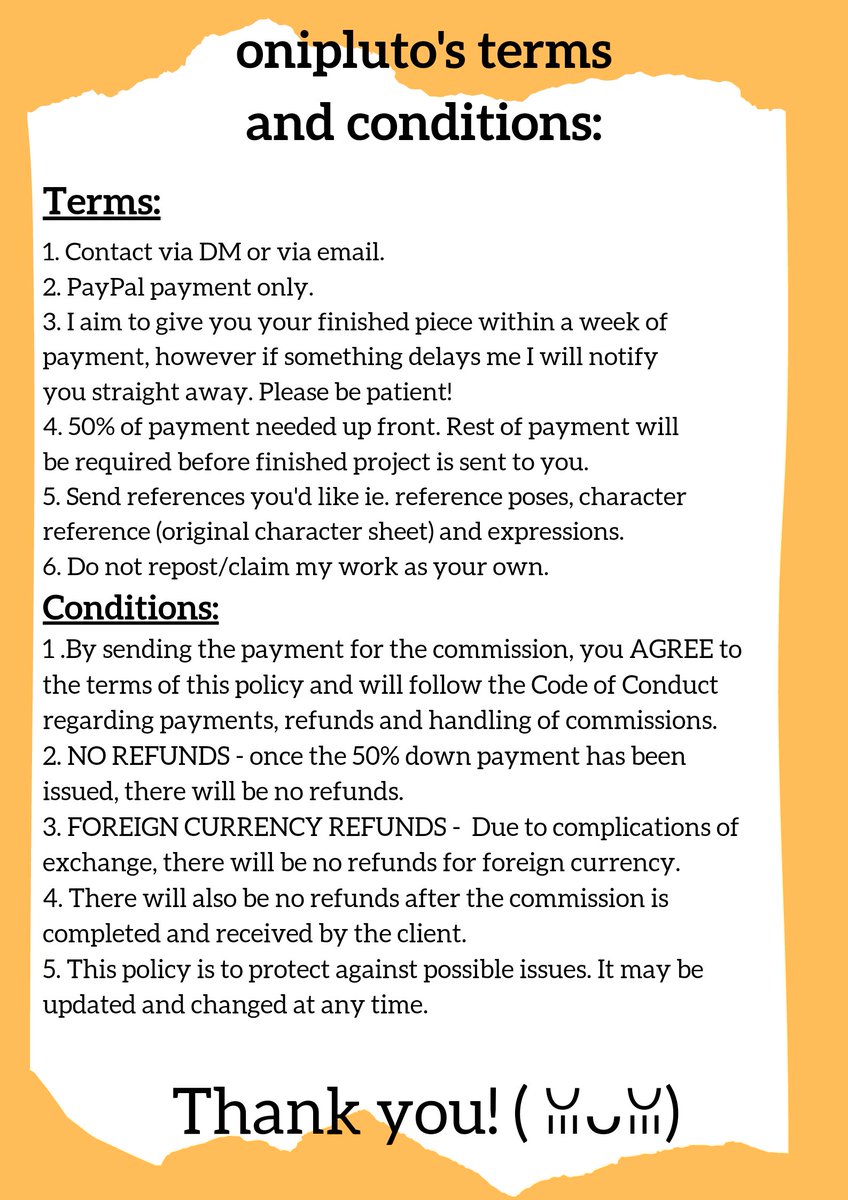 onipluto's tweet image. Commission's officially open!
If you have any queries please see contact info!
(Credit to @alyssarttt for helping me work this out 😭💖)
#commissionsopen #commissionsheet #artmoots #arttwt