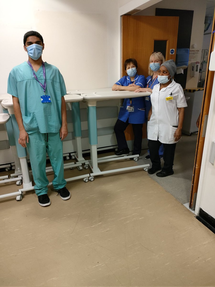 The unveiling of new bedside tables for patients in silvertown ward👍