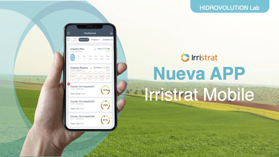 HIDROSOPH_ES's tweet photo. Ya puedes acceder a la información de tu cultivo con nuestra nueva APP 📲 Irristrat Mobile. Más información. Más sistemas. Más funcionalidades. Y sobre todo: Más sencilla. ¡Descárgala ya aquí! 👉 https://t.co/S1rRkZELQ7 #riego #agua #riegoconresultados https://t.co/nEi5VUvMOh