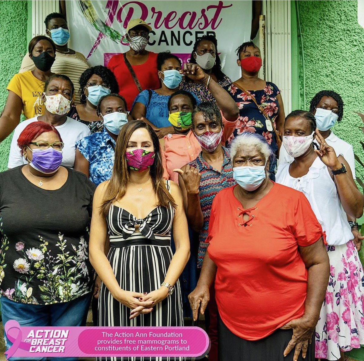 annmarievazja's tweet photo. 💞#BreastCancerMonth 🇯🇲
The Action Ann Foundation is pleased to be offering #freemammograms to our ladies in Portland 40 yrs & older for the 4th year!
The ladies will be taken to Kingston to do their mammograms, given a stipend & returned to Portland.
876 266 1111 to schedule💞 https://t.co/SLQ3QAYD39