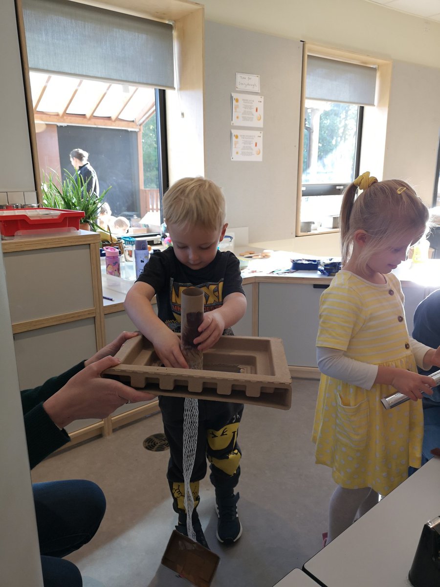 LaxtonJunior's tweet photo. Ww were delighted to invite our Reception families into school this morning for a stay & play session. We all got busy #Inventuring contraptions to retrieve Noodle and Titch's green teapot from the hole. #WeAreLJS @canigoandplay https://t.co/TkD5vsP5yV
