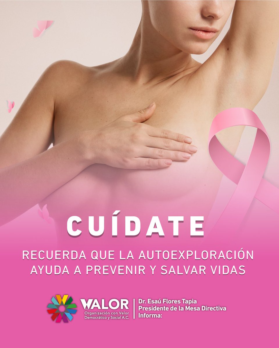 Org_Valor's tweet photo. La prevención es fundamental para lograr vencer este mal mundial que mata a mujeres y hombres (en menor medida) todos los días. ¡no esperes más!

El Dr. Esaú M. Flores Tapia, te invita a estar atenta y atento a tu  salud. 

#yocaminoconvalor #esauflorestapia #cancer #cancerdemama https://t.co/mw1Ws27d6f