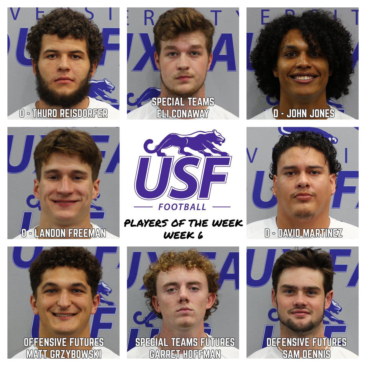 Players of the Week for Week 6