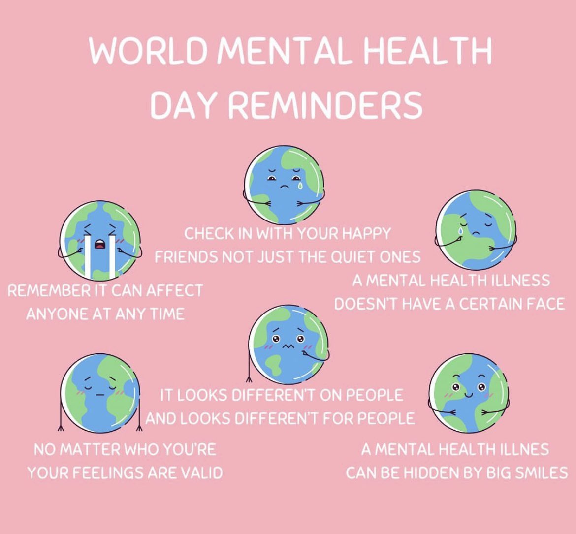 MissJonesEH's tweet photo. #MentalHealthDay #MentalHealthAwareness #MentalHealthMonday https://t.co/jz9F4e95bq