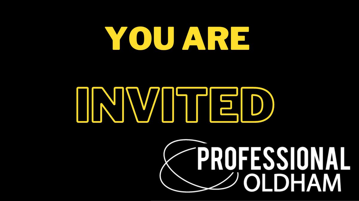 Please RT.
This week we are holding our autumn event at Ram Mill in Chadderton.  If you are in business in Oldham YOU ARE INVITED!  Click the link for more details and we'll see you there! 
 eventbrite.com/e/professional…

#OldhamHour #Networking