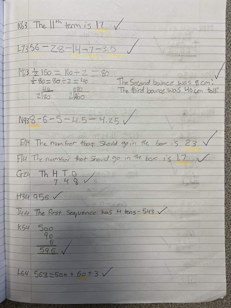 stmarysccmaths's tweet photo. Some more amazing @SparxMaths homework from Erin in Miss Waring’s Year 7 class 👇👇👇 👏🏻👏🏻 https://t.co/UXs7j3VtTr