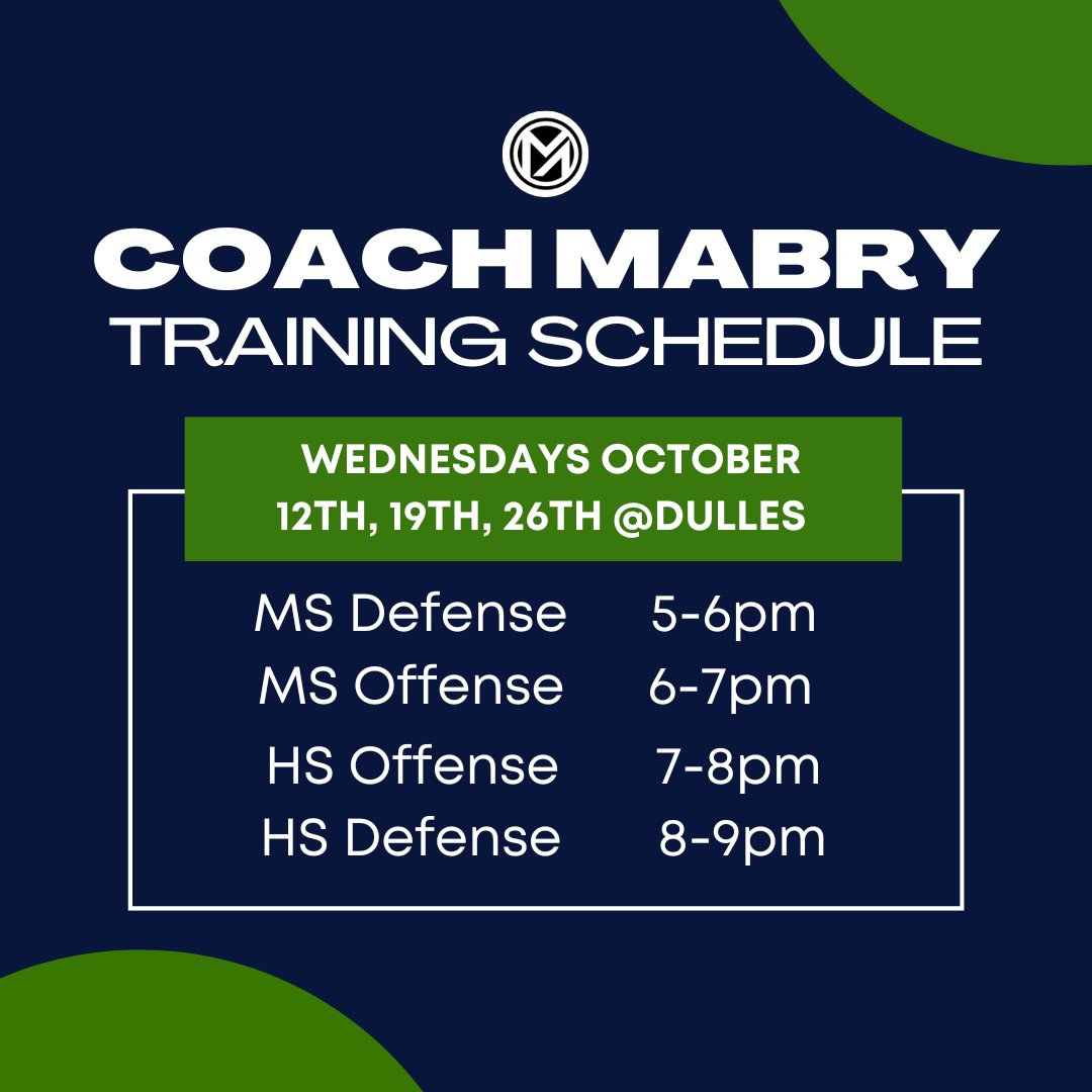 OnePlayDev's tweet image. Check out our remaining October training dates #dmvlacrosse #mabryacademy