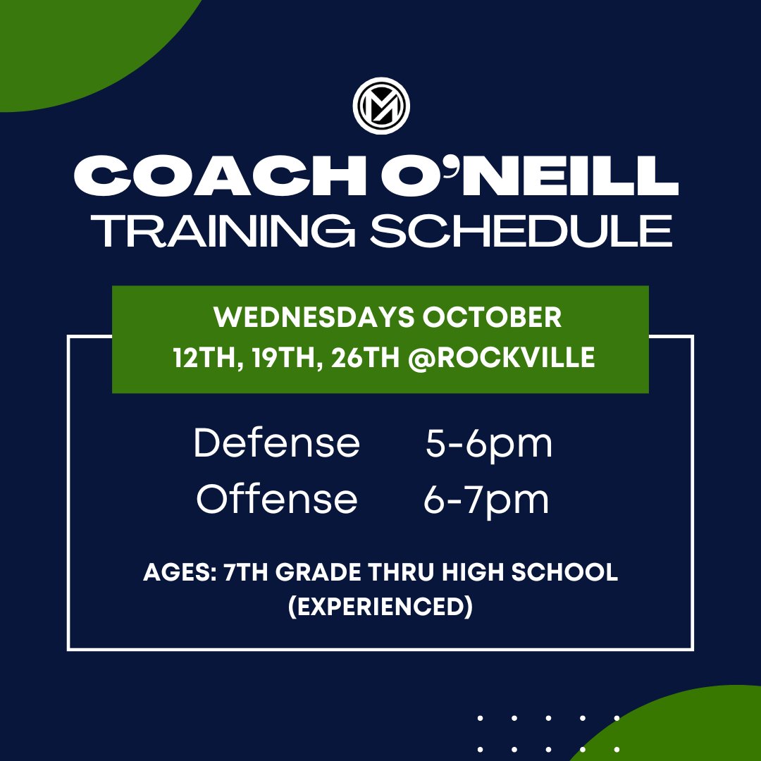 OnePlayDev's tweet image. Check out our remaining October training dates #dmvlacrosse #mabryacademy