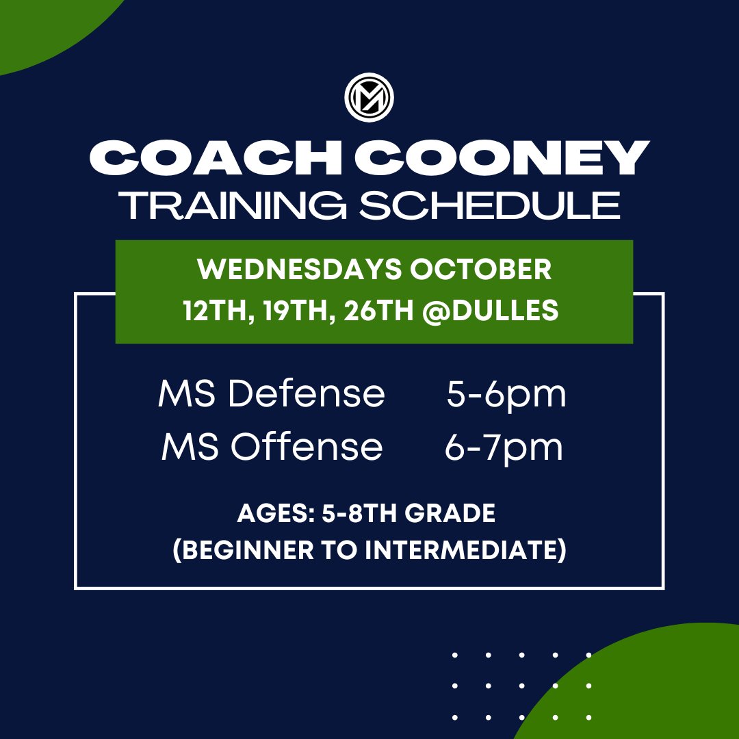 OnePlayDev's tweet image. Check out our remaining October training dates #dmvlacrosse #mabryacademy