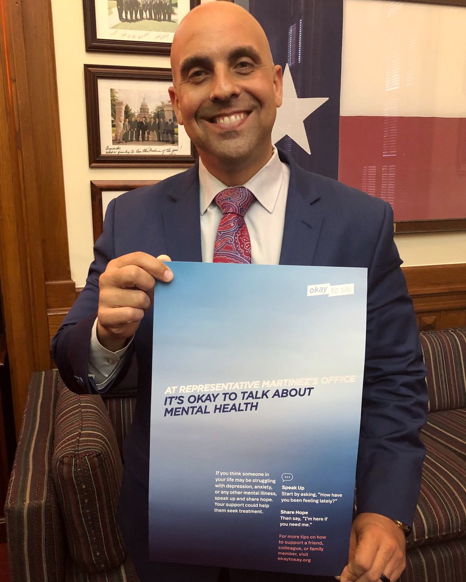 andoconmando39's tweet photo. Today is #WorldMentalHealthDay. 

If you or someone close to you is struggling with #mentalhealth, there are Texas-based and online resources available on @OkayToSay’s website: https://t.co/mSjI6lyXML #okaytosay https://t.co/Qc5FH4FJ09