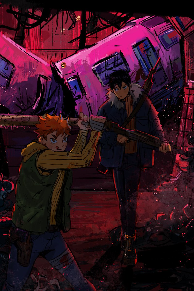 Kagehina last of us AU