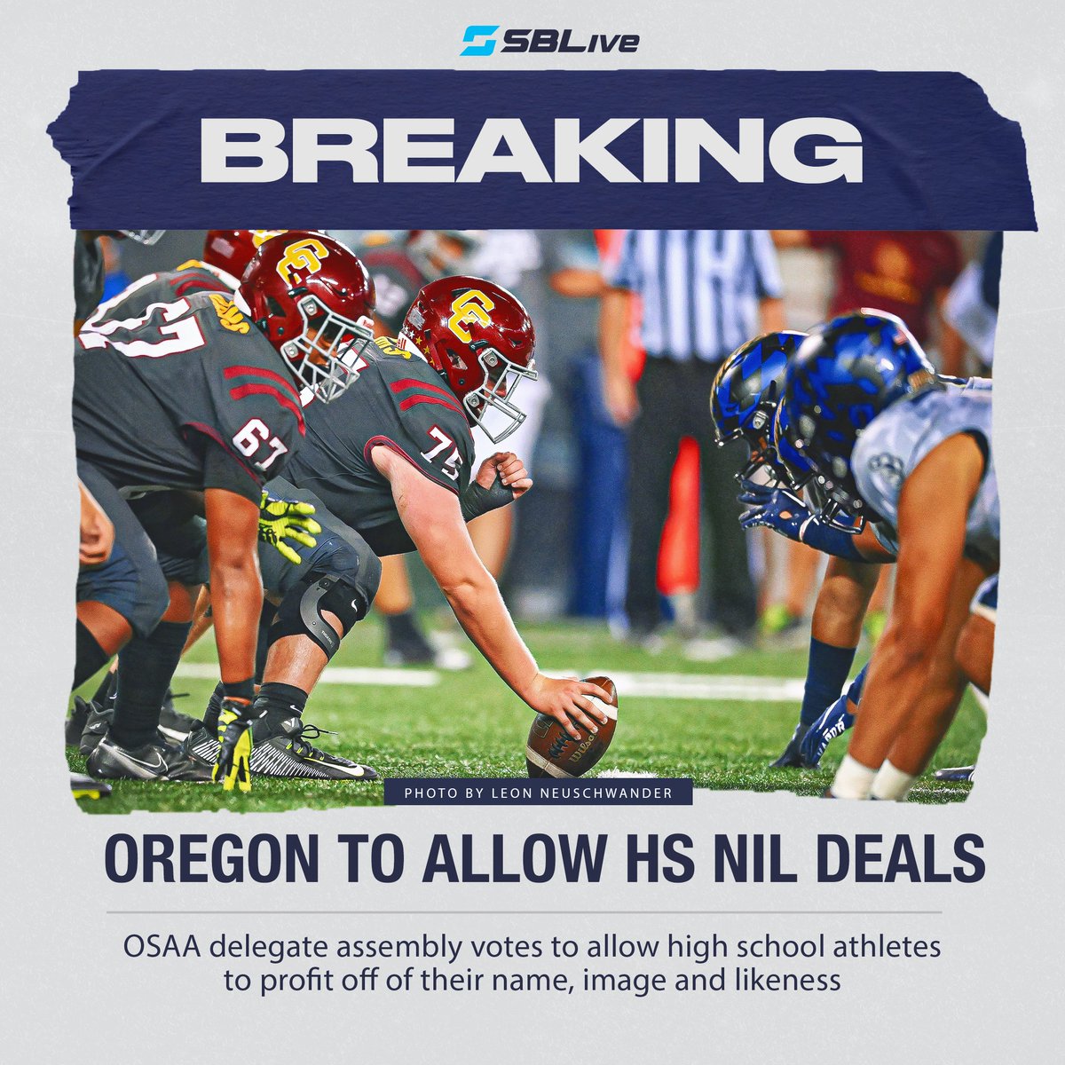 BREAKING — @OSAASports has voted to allow Oregon high school athletes to profit off of their name, image and likeness 📰💰@SBLiveSports The vote came with multiple stipulations, which you can read more about here ➡️ news.scorebooklive.com/oregon/2022/10…