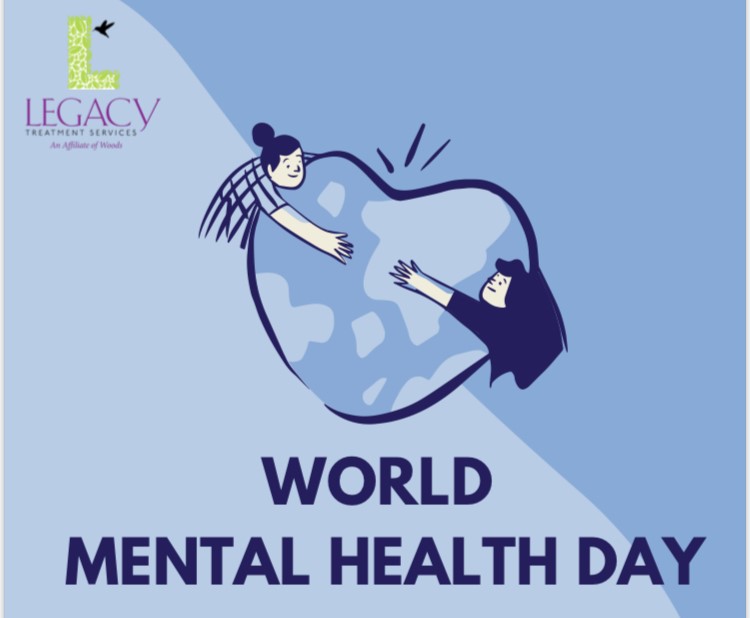LegacyTreatment's tweet photo. Taking care of our mental health is a vital part of our existence, from childhood to older adulthood. That’s why World Mental Health Day was created &amp; why Legacy recognizes the importance of maintaining good mental health not just this day, but every day. https://t.co/Nldhb1hNe5 https://t.co/ukEHkLhxaR