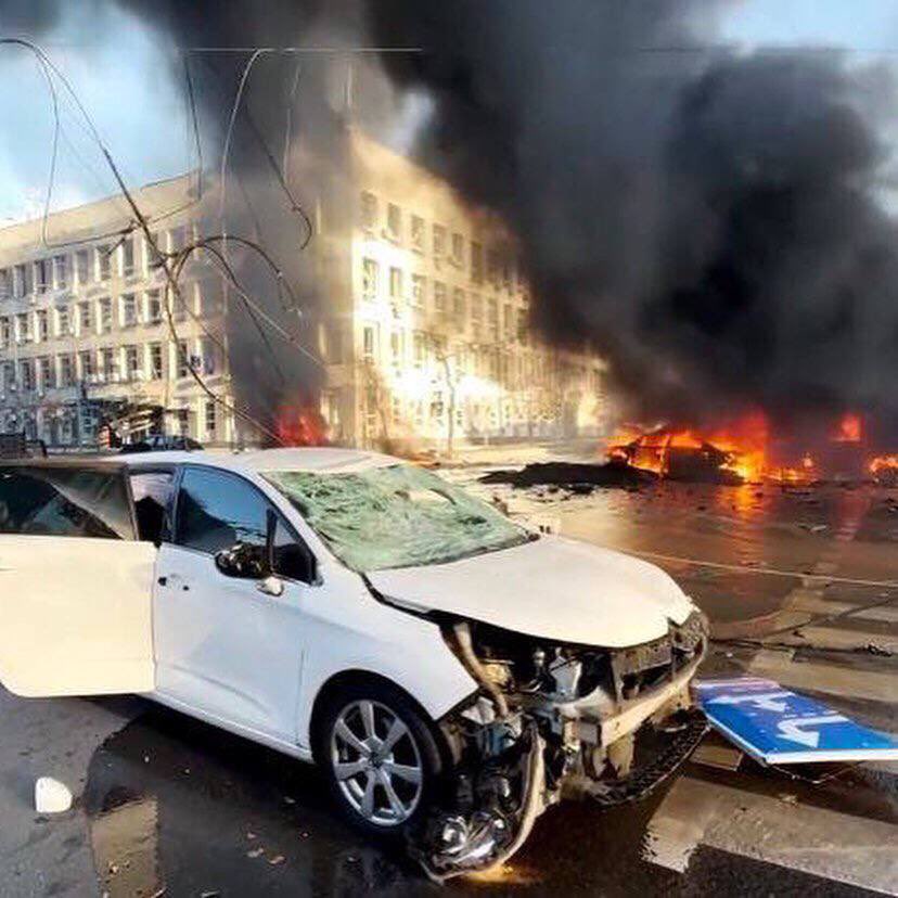 drevliany's tweet photo. On 10 October 2022, Russia launched a large number of missile attacks across Ukraine. People die! Children die! Why? We need support of the whole world! Please stop war! #UkraineRussianWar #Ukraine #Kiev #UkraineUnderAttack #PutinIsaWarCriminal #Help https://t.co/dgd6WFHuhm