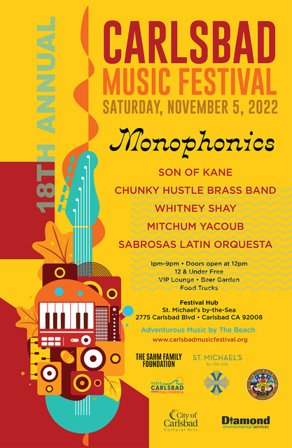 Joining our adventurous music by the beach with Headliner 
<a href="/monophonics/">transistor radio</a>
 are the very talented :
#sonofkane
#chunkyhustlebrassband
#whitneyshay
#mitchumyacoub 
#sabrosaslatinorquesta