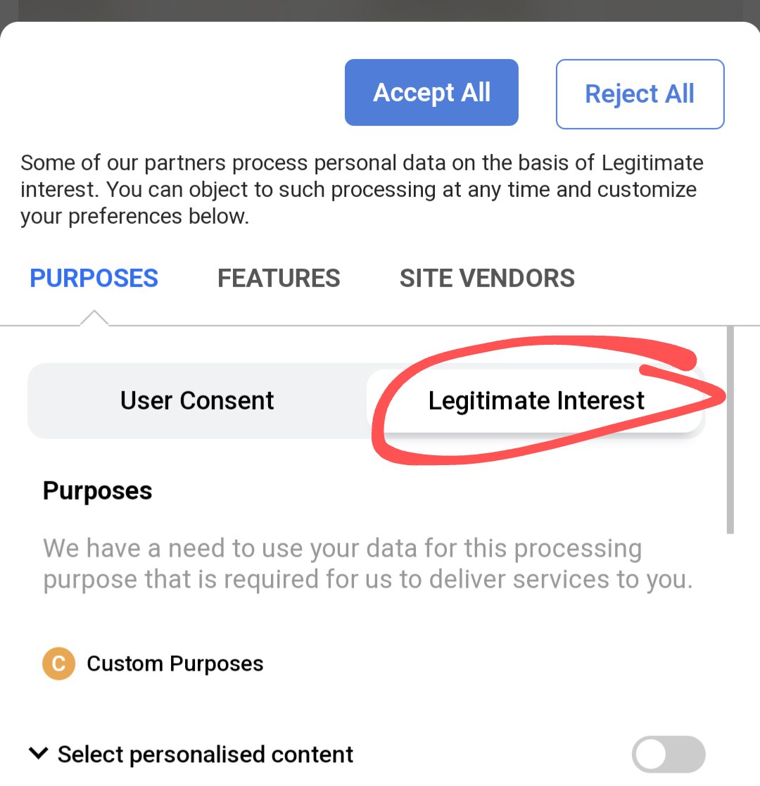 Dyluth's tweet photo. as far as cookies are concerned.. can we all just agree that there is no such thing as legitimate interest??
#cookies #privacy #internetprivacy https://t.co/t1CkyABu8d