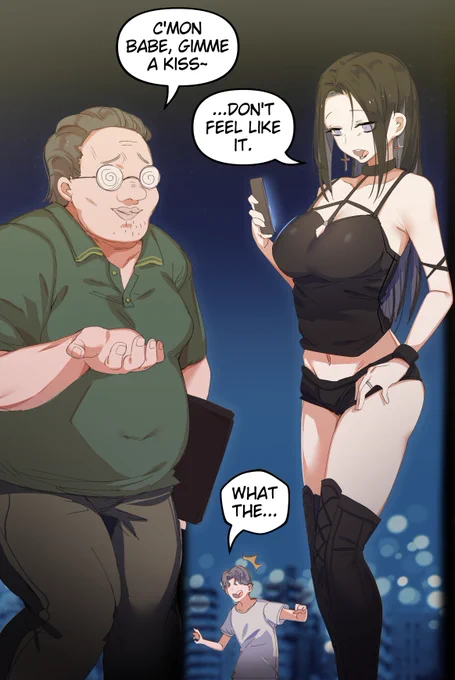 The Goth Girl &amp; The Ugly Bastard 