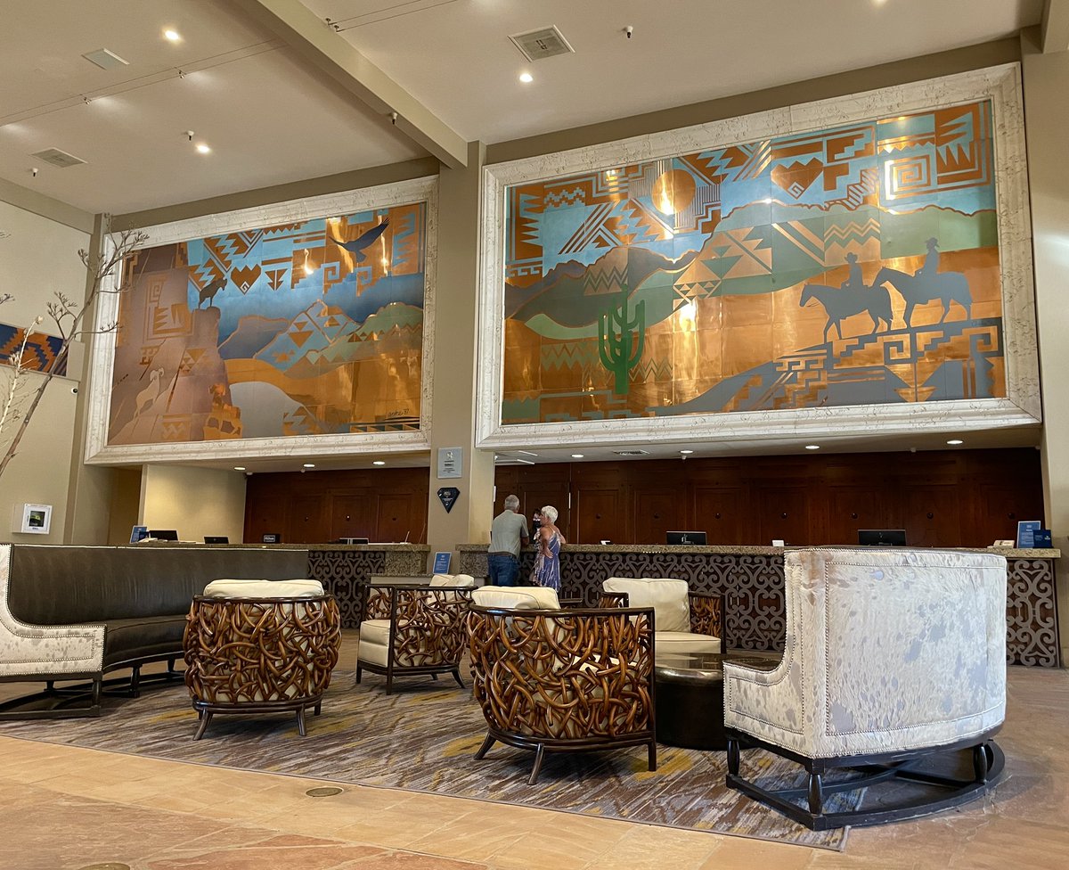 KidTripster's tweet photo. #ad Appreciate the inclusion of Native traditions @HiltonElCon. In addition to artwork, a Native flutist performs several times a week in the shadow of Pusch Ridge.

#tucson #tucsonarizona #tucsonresorts https://t.co/Uj7MUUBEhR