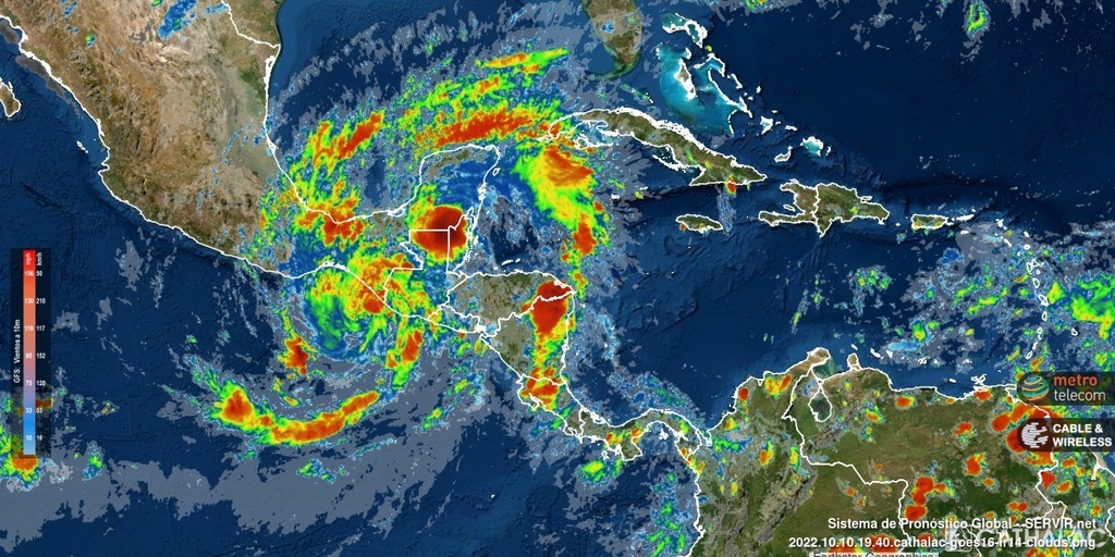 Telemetro Reporta on Twitter "Imagen satelital actualizada de las condiciones del tiempo sobre