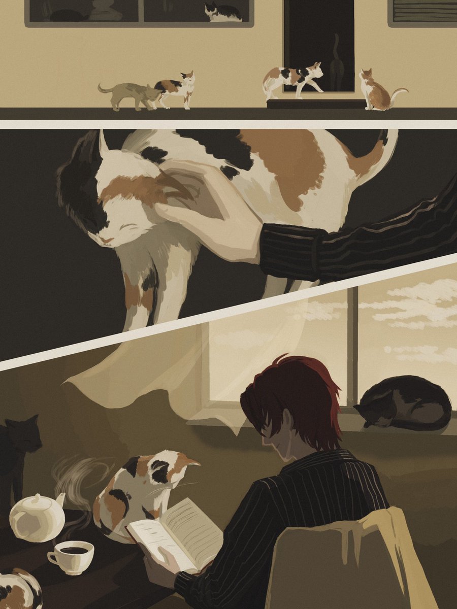 _night_crow_'s tweet photo. Коты любят хороших людей
#bsd #BungouStrayDogs #oda #odasaku #бсд #ода https://t.co/1fcCcaqeKU