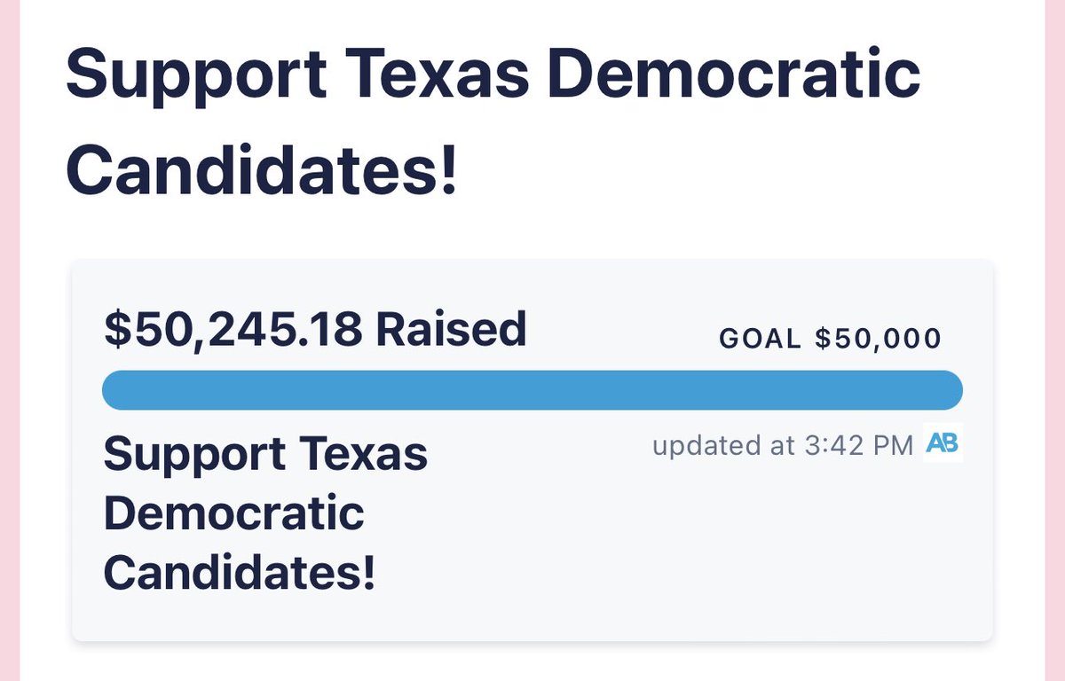 0liviajulianna's tweet photo. We’ve raised $50K for @BetoORourke @CollierForTexas and @RochelleMGarza!!!! 

Thank you to everyone who donated!!! Let’s double it 😈😈😈 https://t.co/Gk5bM3DSvz