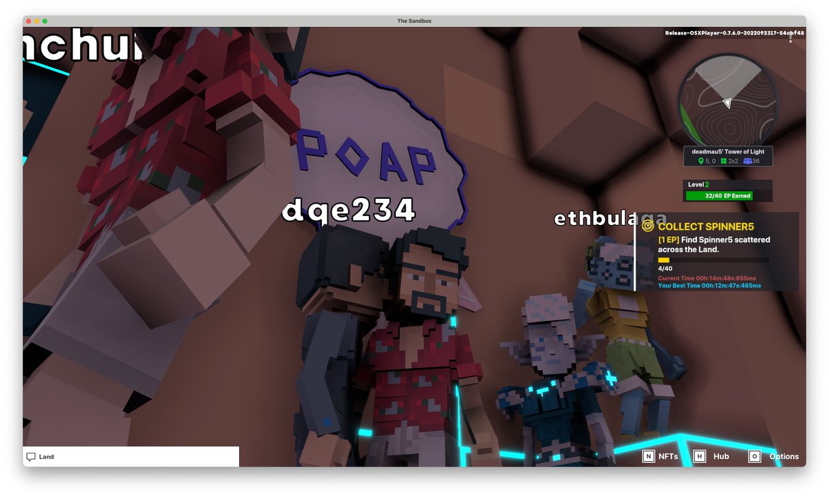 evieericjo's tweet photo. @TheSandboxGame @deadmau5 I just participated in the #SandboxAlphaS3Giveaway for a chance to win 500 SAND! Found George from the Metaglitch in @deadmau5's Tower of Light, check out my screenshot below!
👇
I changed who i was to put you both first https://t.co/jyp1IVUY2K