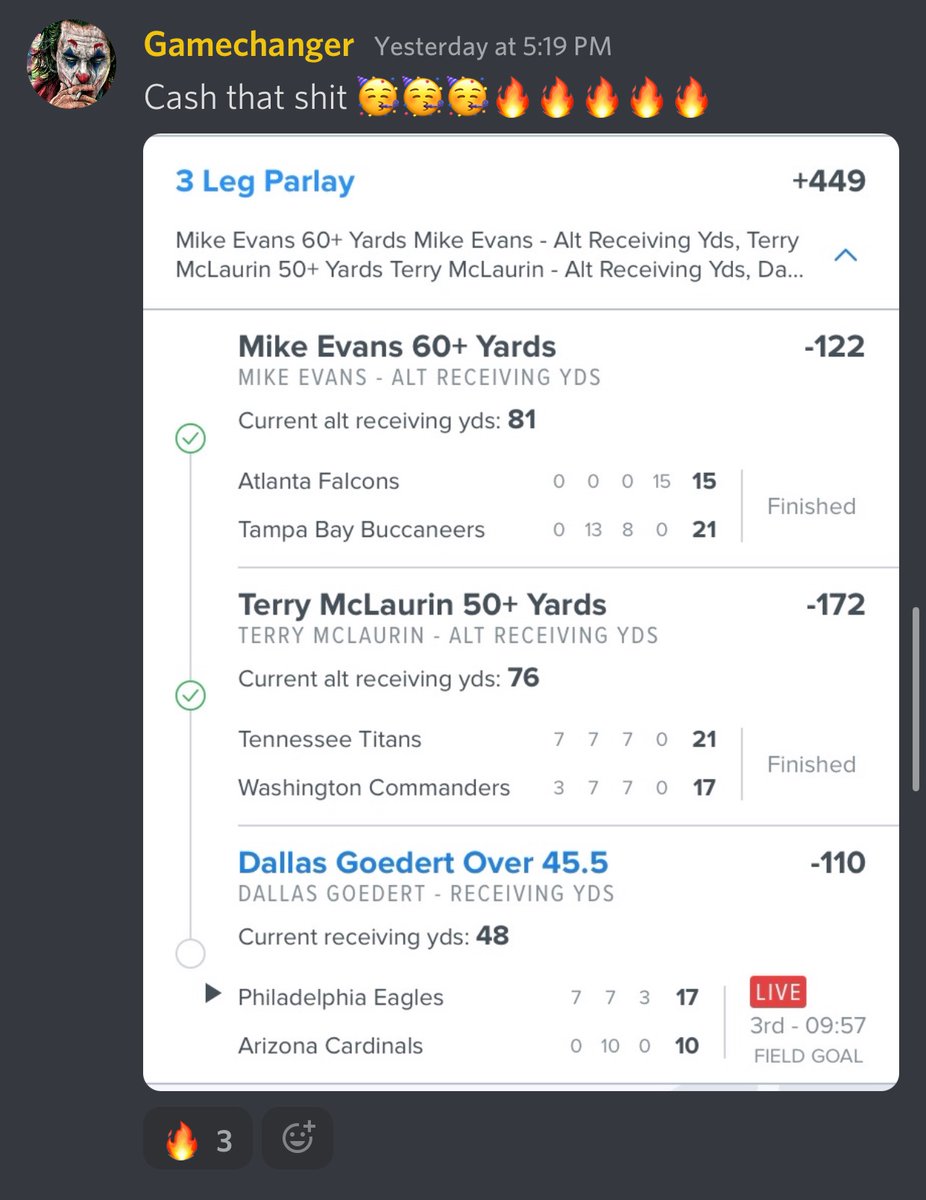 GrowthnCollect's tweet photo. CRAZY WEEK IN THE DISCORD‼️ We made thousands! We may be new but we’re true! Growth and Collect one of the newest and hottest gambling discords! Link in bio free to join with daily free plays‼️ VIP curated picks and more‼️ PM for more info🤘🏽 #GrowthAndCollect #gamblingtwitter https://t.co/o1u3X7Bog9