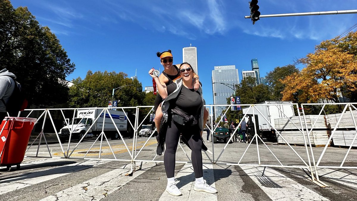 She did it! Congratulations to everyone who participated in the #ChiMarathon and <a href="/MackieBeck/">Mackie Beck</a> on your first marathon!