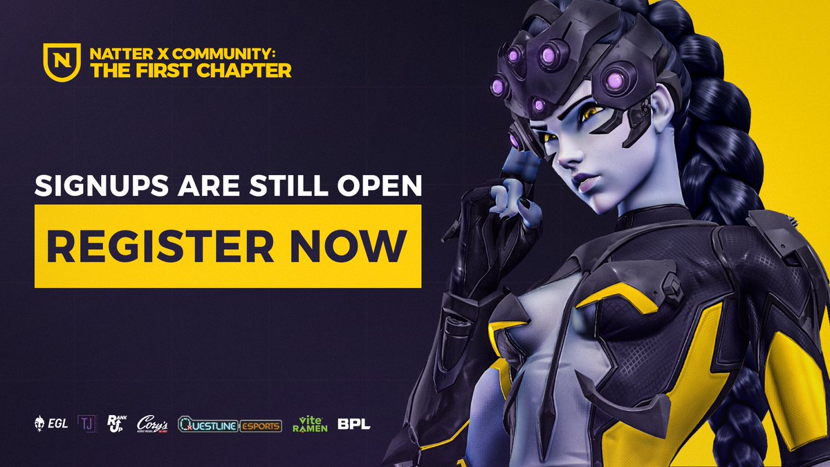 natterOW's tweet image. Interested in The First Chapter tournament? 🏆

Good thing we extended registration 😉

Sign up BELOW before Oct. 12th at 5pm ET! ⬇️
✍️ egl.tv/tournament/7357

Got a burning question? Ask away in the Discord! 👇
❓ discord.gg/7jzw9Ks