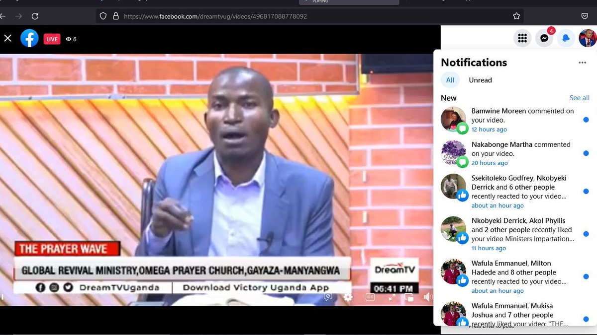 omega_revival's tweet photo. We had a Powerful Program the "The #Prayerwave " with pastor @JosephNsango  on @dreamtvug ealier at 6:30pm, hope you tuned in. https://t.co/R9C2kKIqUI