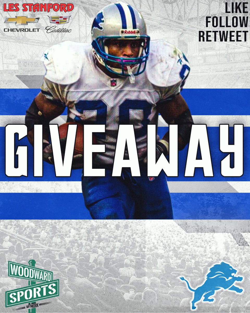 🚨Barry Sanders Giveaway🚨 We are giving a Barry Sanders jersey to ONE lucky winner! All you have to do to enter: - Like this Tweet - Retweet this Tweet - Follow @woodwardsports *Winner will be selected Thursday* #OnePride