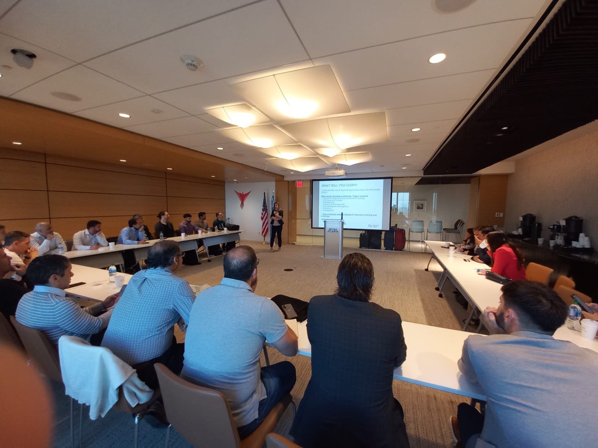 RedArgentinaIT1's tweet photo. Continuamos trabajando en la misión comercial del sector software en Estados Unidos, en esta oportunidad en Atlanta! @invest_BA @CancilleriaARG @CessiArgenTIna @AccionPoint @Crombie_dev @IncluIT @InterBrainCo @khemlabs @QuadionTech @redbeestudios @tecsocoop @TGV_arg #Software #IT https://t.co/Kvt6P7L6BY