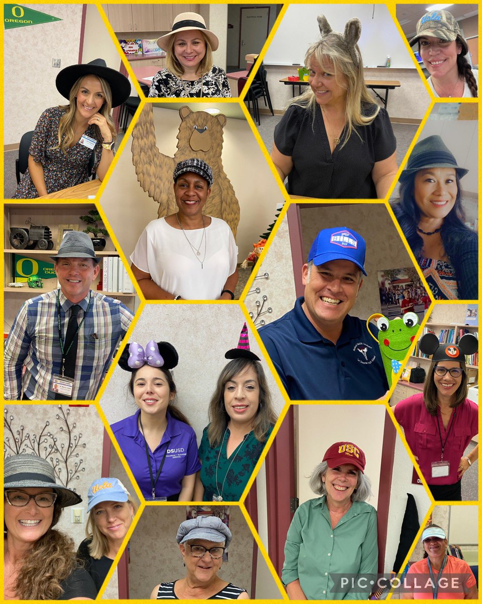 GotBulldogPride's tweet photo. Kicking off our College Week with: Hats Off to Higher Education! ππΌ @desertsandsusd @desertsandsef @rcoe_is @dsusdAVID @rims_avid #AVIDSpirit #CollegeKickOffDS #DSUSDPride https://t.co/PlpriPmBd7