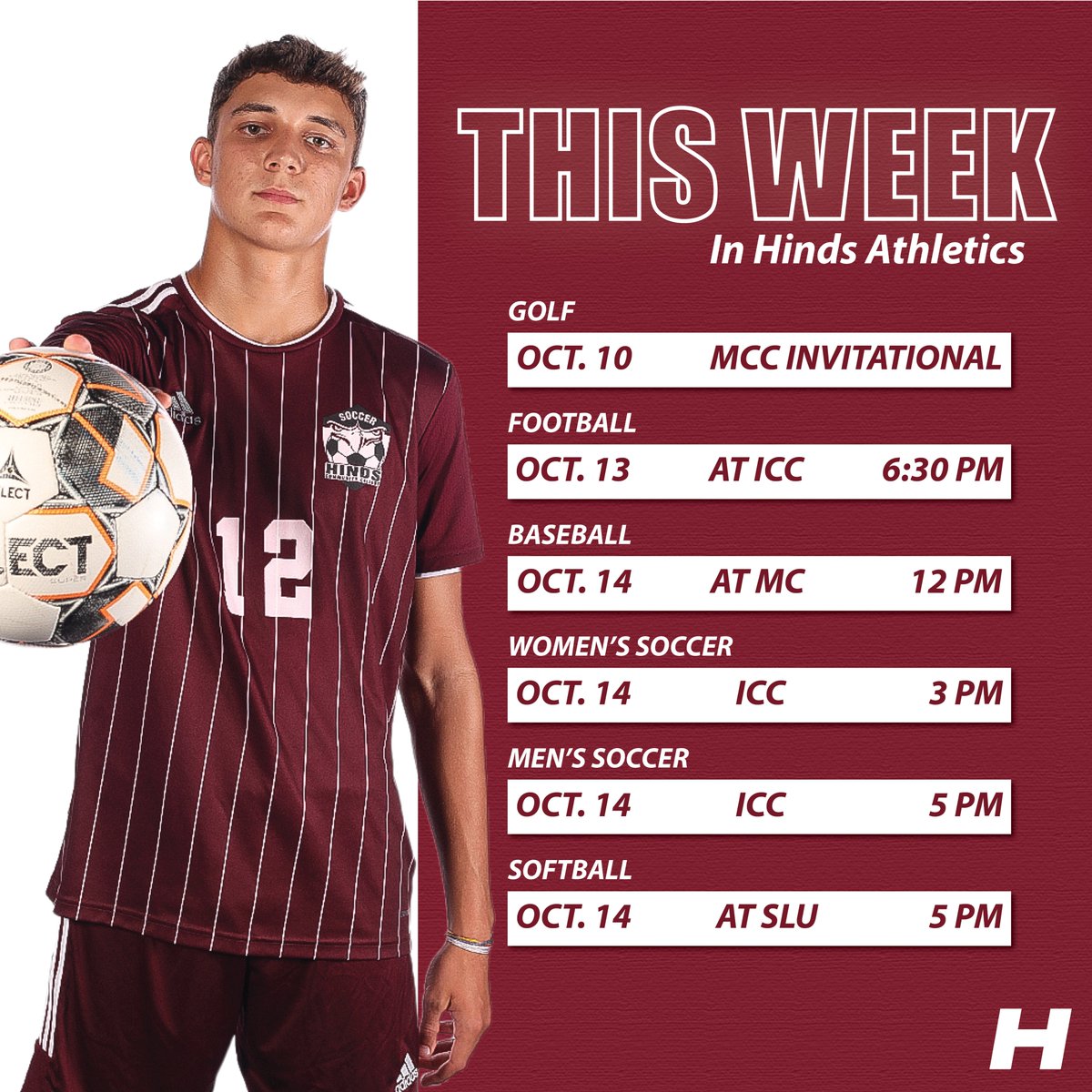 Hinds Community College Athletics tweet media