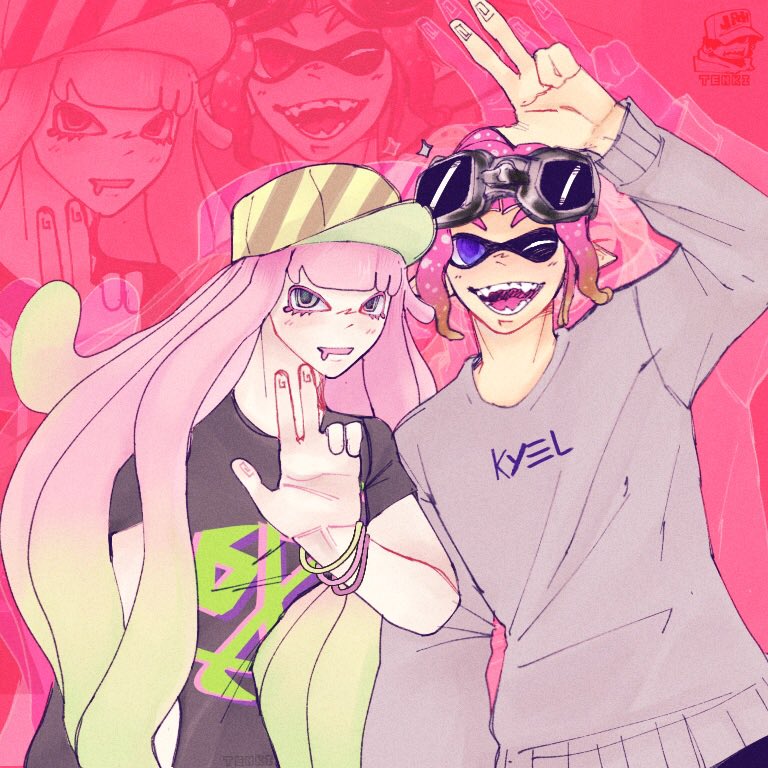 t_enk_i's tweet photo. drawings of my persona + "commission" #art #artist #ArtistOnTwitter #artistsontwitter #artwork #Artworks #digitalart #drawing #illustration #Commission  #commissions https://t.co/t4aHWp5JQW