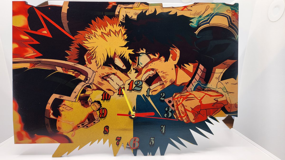 URTechDownload's tweet photo. Just finished making my first Custom My Hero Academia Wall Clock plus ultra baby 
https://t.co/7L5kIcEC0B https://t.co/KWoIxjeGaW