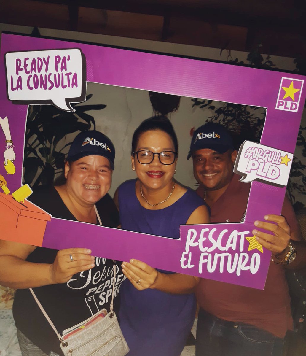 AzuaConAbel's tweet photo. ¡ SEGUIMOS SELLANDO  EL TRIUNFO ! 

En📍 Las Yayas , Azua, es en trabajo CONTINUO, SIN NINGÚN CABO SUELTO.

¡ Las Yayas es de @abelmartinezd ! 

Coord: 
• @walkisfeliz27 , miembro PLD y ex gobernadora provincial. 

#Vota4 #ReadyPaLaConsulta 
#AbelPresidente #AzuaConAbel https://t.co/xXEevapgiD