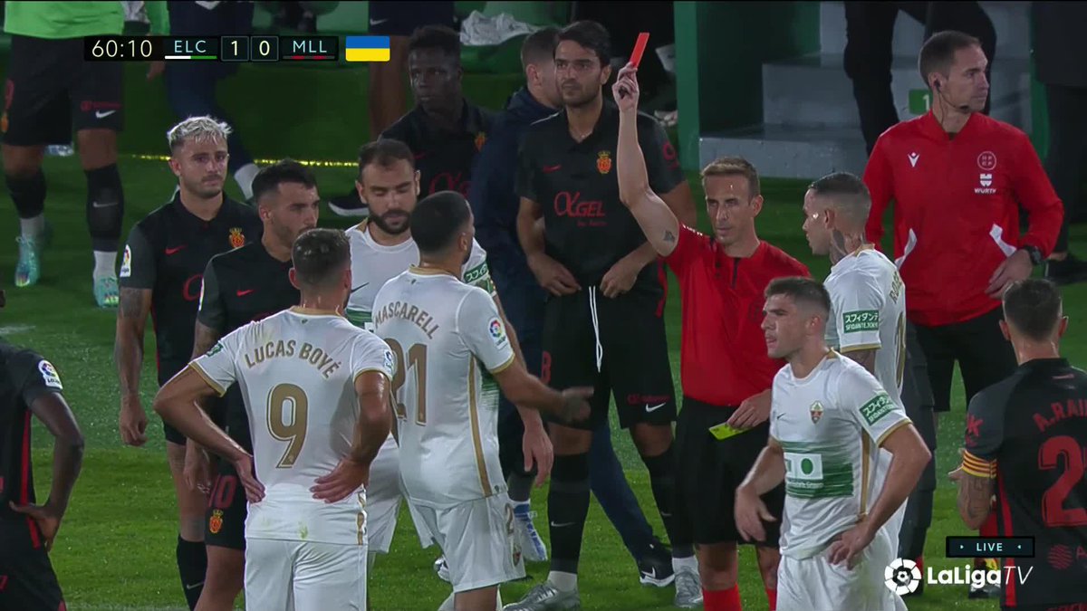 Mallorca snatch a 1-1 draw as red cards fly at Elche - Football España