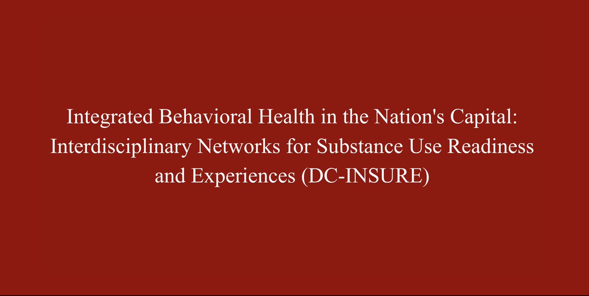 Thanks to HRSA for investing in psychological training to meet community needs across the DC region and nationally. With @$730,000 grant, we are addressing  substance/opioid use, tele-behavioral health, diversity, and interdisciplinary gaps in prevention, treatment, and recovery.