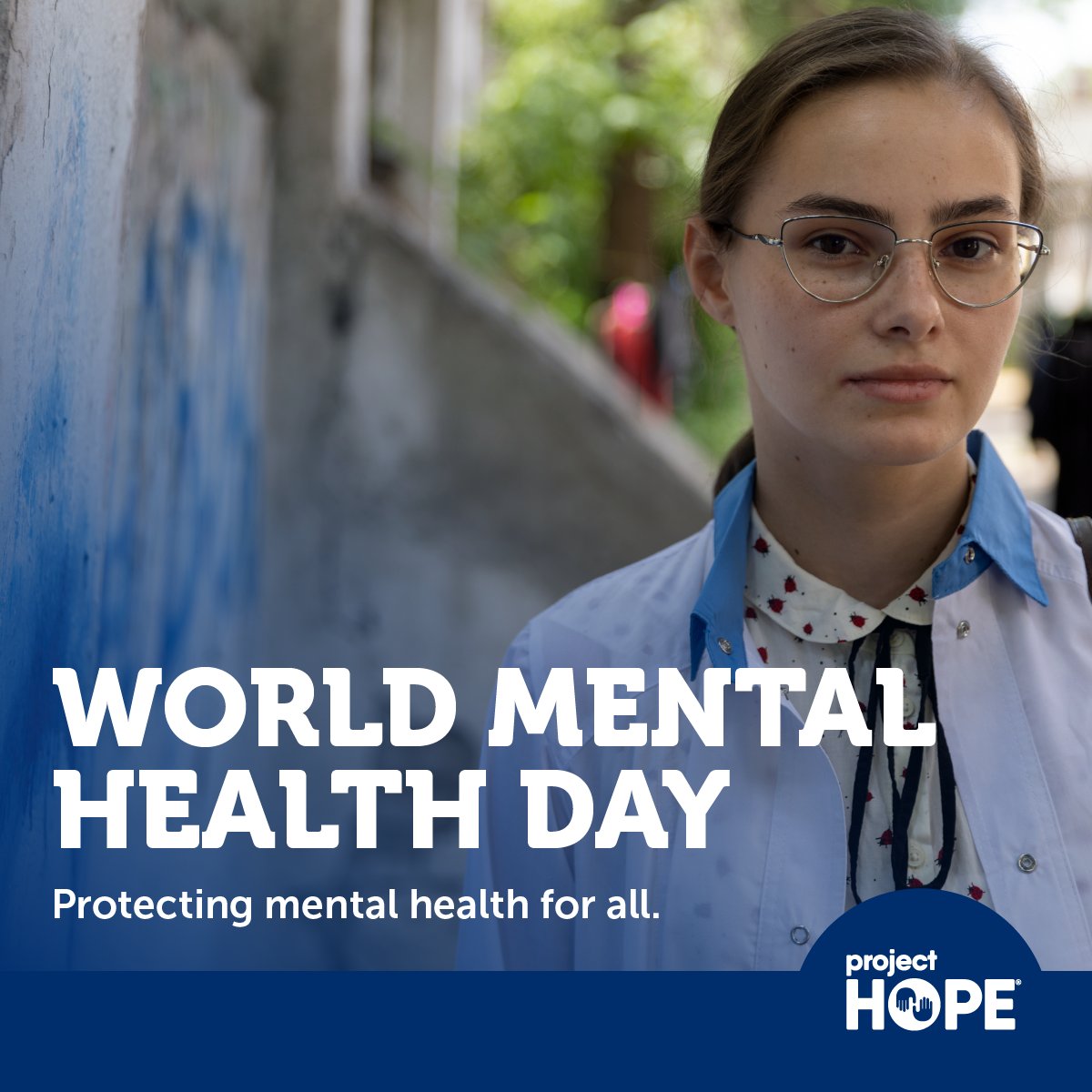 Today, on #WorldMentalHealthDay, and every day, Project HOPE is committed to making mental health support accessible to all — from health workers to displaced persons to mothers and more. Read more about our mission to protect mental health globally: projecthope.org/protecting-men…