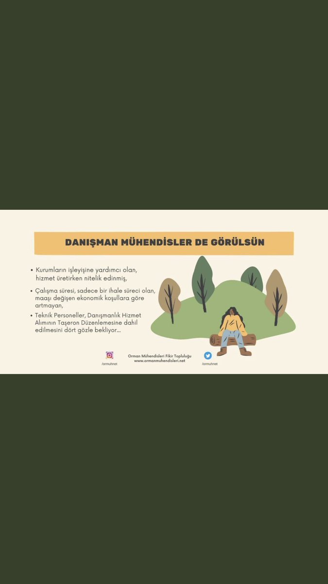 tevhide_demirci's tweet photo. #4734_Sayılı_Kamu_İhale_Kanunu_Kapsamında_Hizmet_Alımı_ile_Çalışan_Danışmanlar KADRO İSTİYORUZ
@RTErdogan @VahitKirisci @vedatbilgn @yilmaztunc @HTurkyilmazOMO @BekirKARACABEY_ @TocBirSenGM @tarimormanpgm @TCTarim @tarimorman_is @turktarimorman https://t.co/wWZyGgL7hE