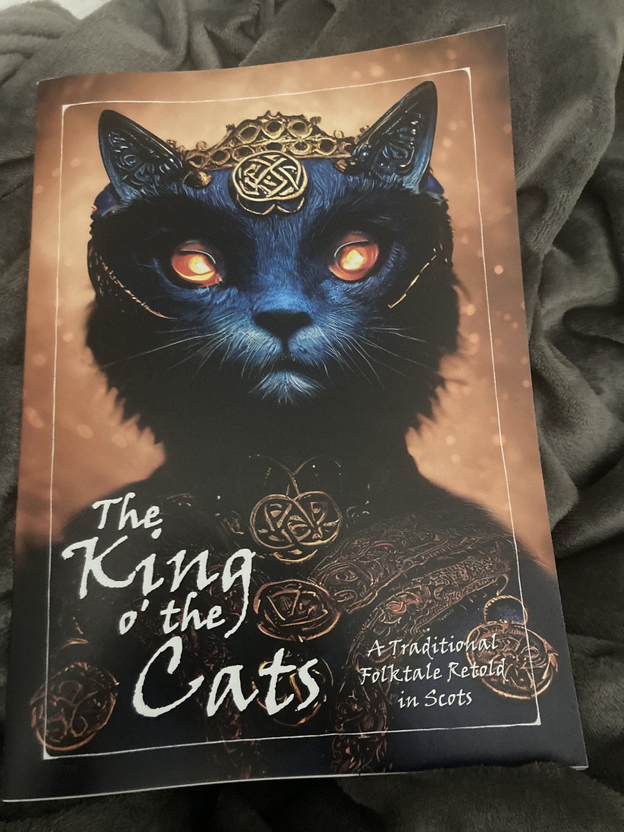 EnglishPhs's tweet photo. #PHScaughtreading I caught a Misty reading @PaulTonnerArt ‘The King o the cats’. @PHSLibrary6 She’s maybe planning to make some new friends. https://t.co/DwyaKOFumQ