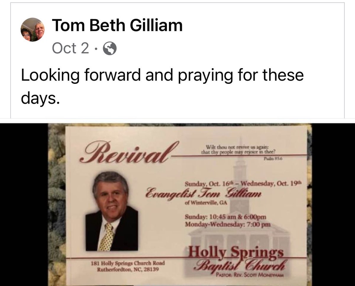dcduncannc's tweet photo. Fall Revival - Oct. 16-19 https://t.co/UdlagjGQeW