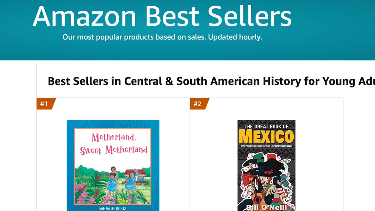 MissBLovesBooks's tweet photo. Wow!! So thankful that my #picturebook Motherland Sweet Motherland about the #Caribbean childhood of the Windrush generation is no 1 in its category on Amazon!๐ฅฐ๐ฅฐ #debutpb
#scbwi #writingcommunity #BHM #jamaica #teachertwitter #BHM2022 It's a rhyming #pb not YA but still happy https://t.co/WSRdKJIgyL