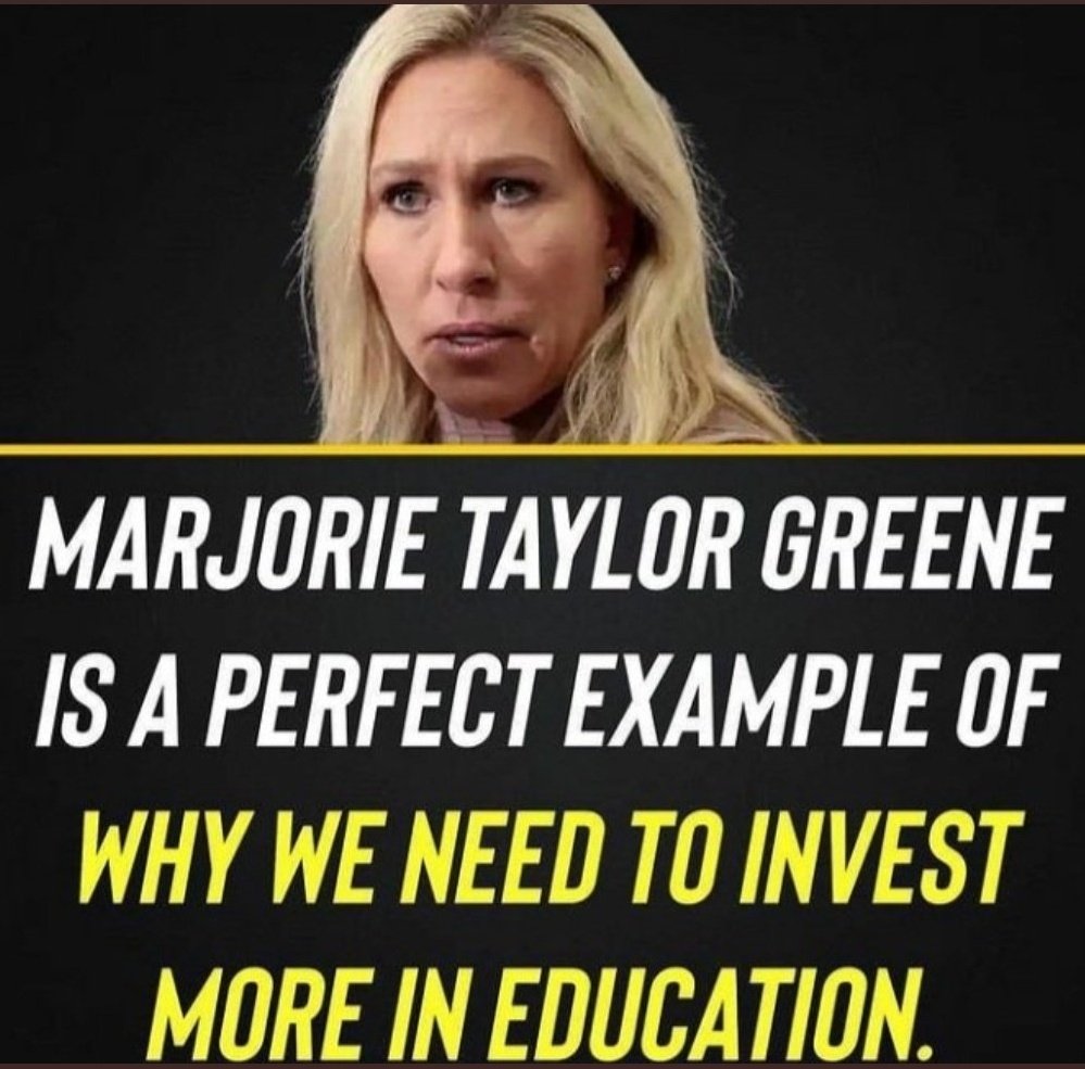 White supremacist and white replacement theory pusher #MarjorieNaziGreene has no place in American government and is unfit to be a member of Congress! Christian Nationalism, deranged #TrumpCult members like MarjorieTaylorGreene & hate have no place in government. #VoteHerOut