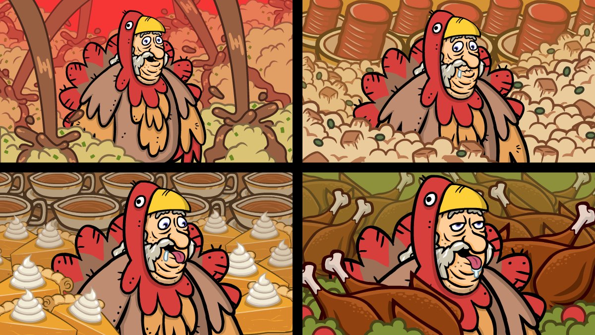 BFGrassRoots's tweet photo. Why is Canadian Thanksgiving better? Because it's happening RIGHT NOW.

Dig in and download Bud Farm: Grass Roots now: https://t.co/w5gtyd0iJe https://t.co/VrnJ5nx1Q9