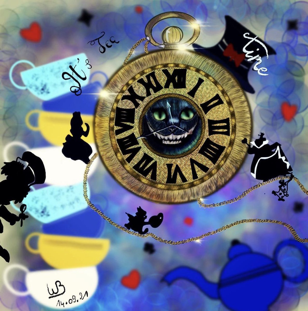 brigitte_winand's tweet photo. One of my hardest work with @Procreate #artmash @DeviantArt #digitalart #digitalpainting #digitalartwork #AliceInWonderland https://t.co/Nr10v4uHbm